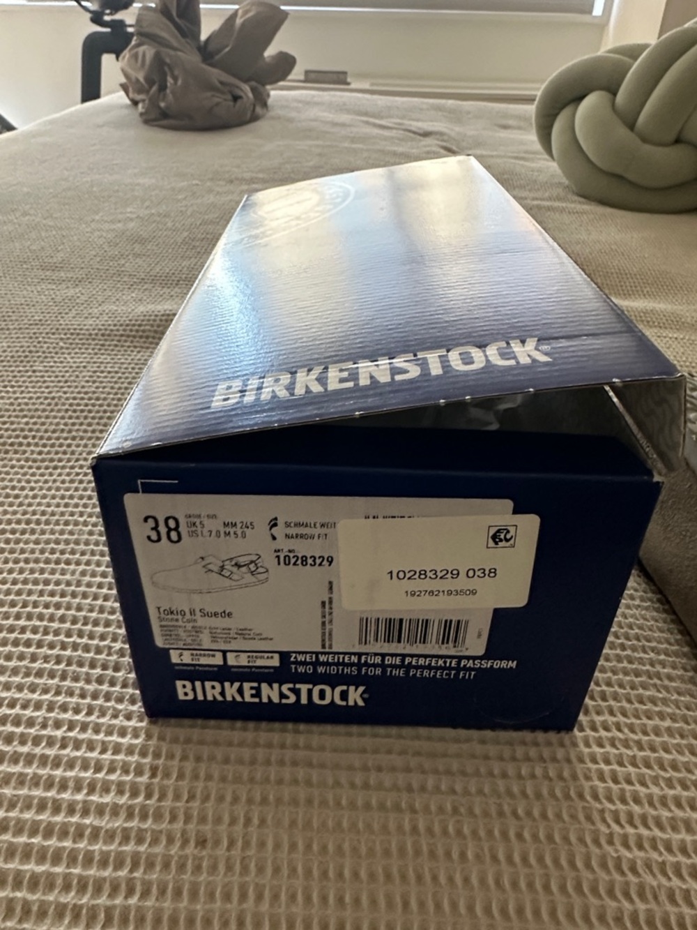 Birkenstock clogs (Tokyo) suede grey color - Picture 3 of 3